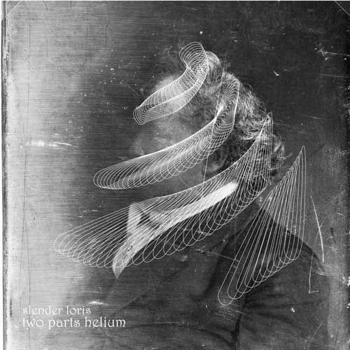 Ethereal abstract design in helix like shape